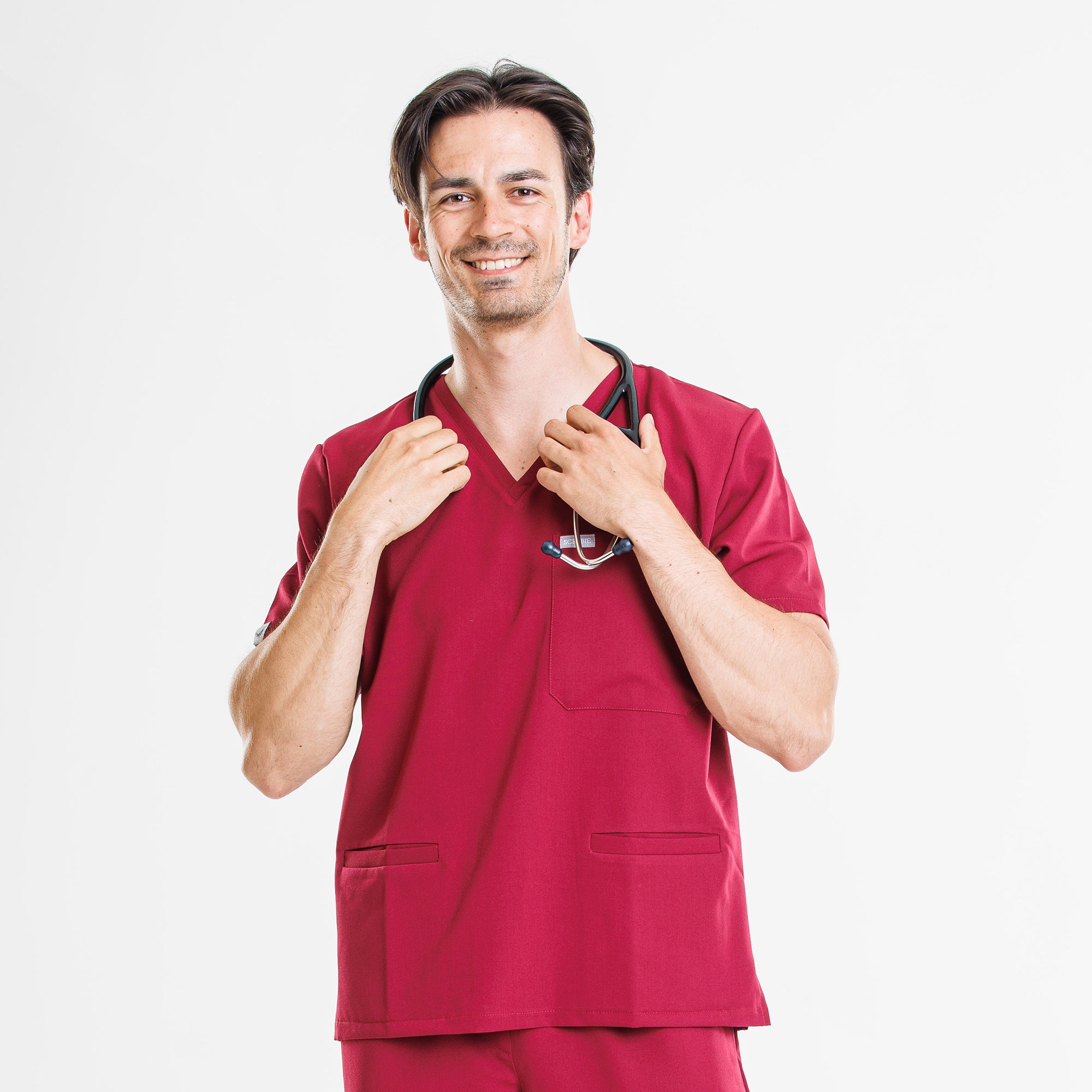 Scrubie - Burgundy férfi felső