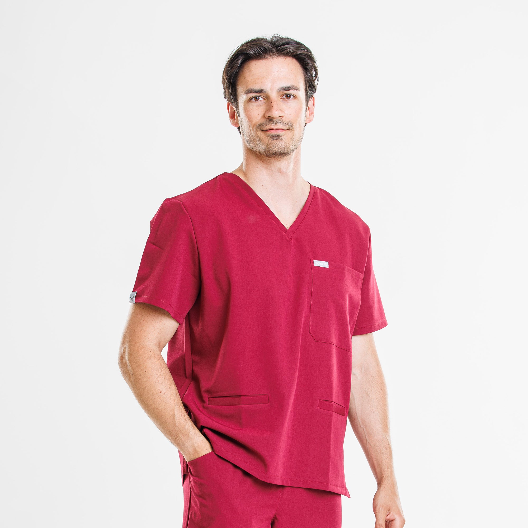 Scrubie - Burgundy férfi felső