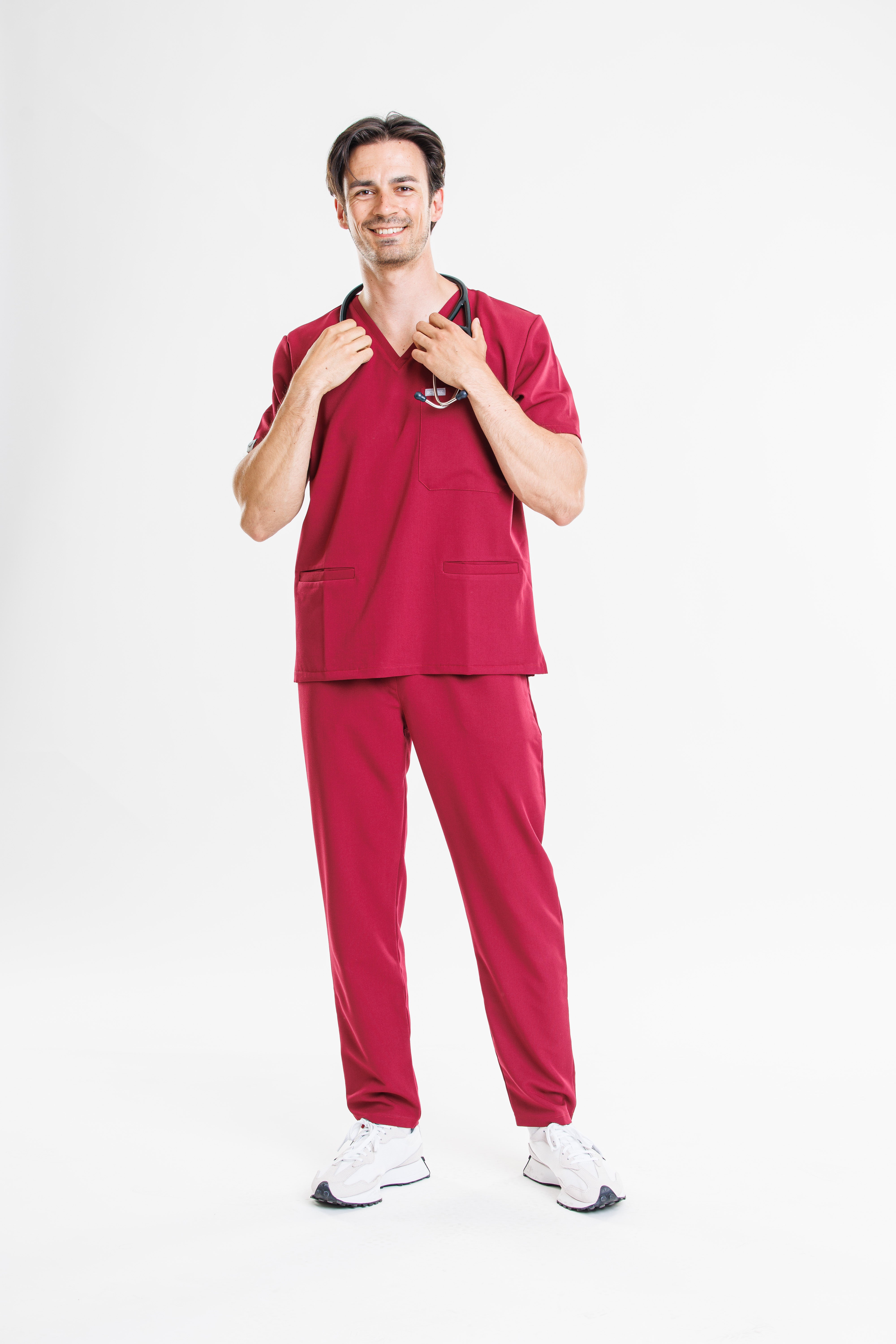 Scrubie - Burgundy férfi felső