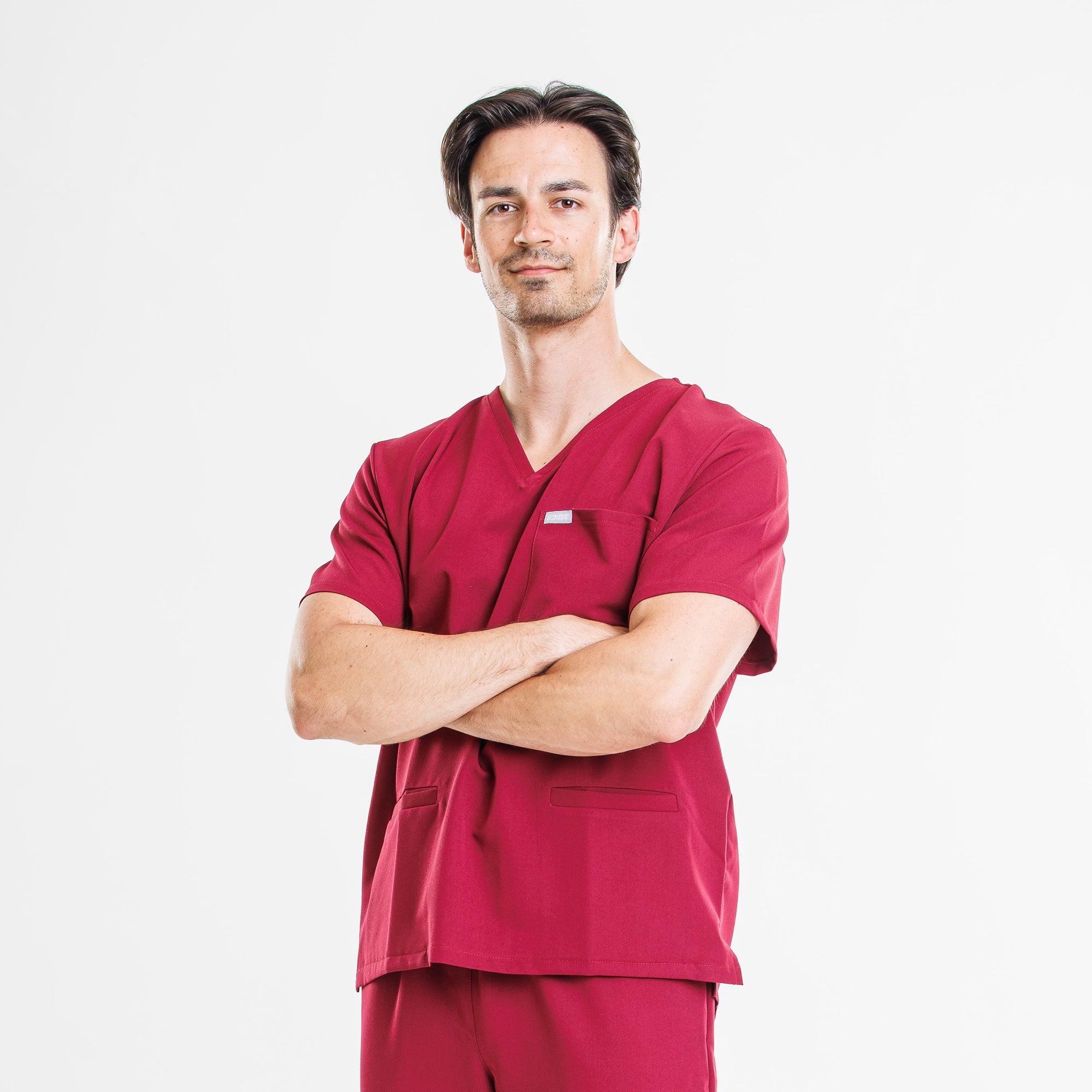 Scrubie - Burgundy férfi felső