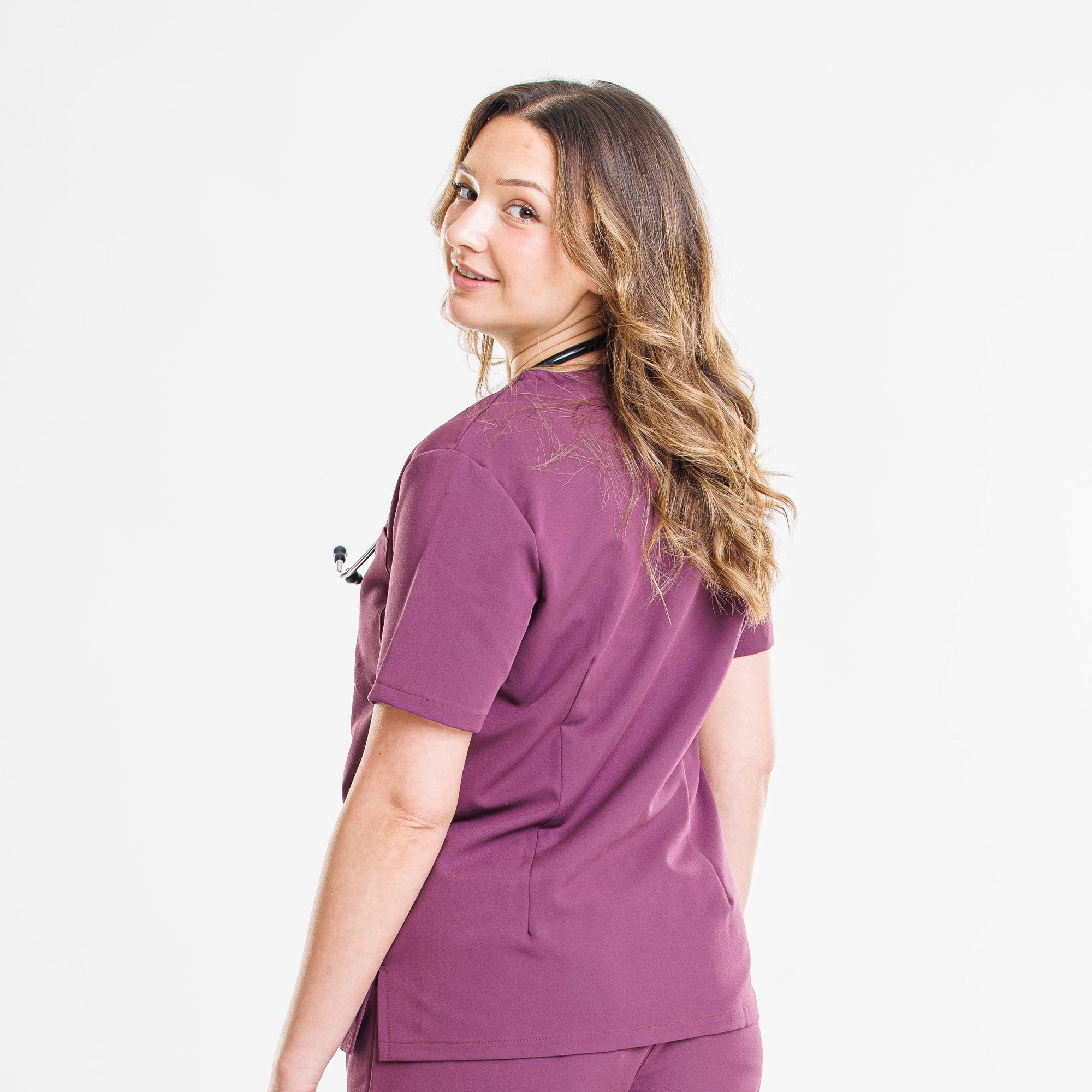 Scrubie - Plum Purple női felső